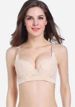 Load image into Gallery viewer, Willona Lace Adjustable Push Up Bra