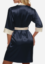 Load image into Gallery viewer, Imogen Lace Satin Kimono