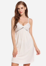 Load image into Gallery viewer, Sidra Lace Patchwork Nightgown