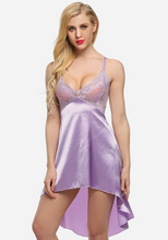 Load image into Gallery viewer, Maddel Satin Lace V-Neck Sleepwear