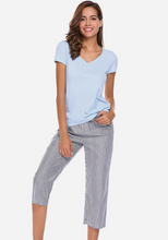 Load image into Gallery viewer, Lorenza Short Sleeve V-Neck Sleepwear