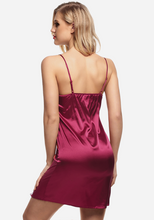 Load image into Gallery viewer, Lesi Spaghetti Strap Satin Nightwear