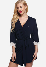 Load image into Gallery viewer, Alvee Soild Kimono Robe