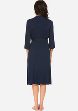 Load image into Gallery viewer, Zerisa Loose V Neck Self Belt Robe