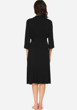 Load image into Gallery viewer, Zerisa Loose V Neck Self Belt Robe