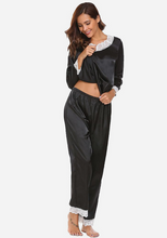 Load image into Gallery viewer, Liegia Lace Patchwork Pajamas