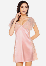 Load image into Gallery viewer, Pruce V-neck Lace Nightgown