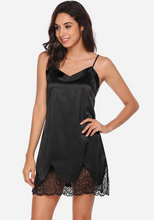Load image into Gallery viewer, Nova V-Neck Lace Nightgown