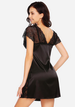 Load image into Gallery viewer, Pruce V-neck Lace Nightgown