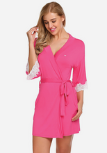 Load image into Gallery viewer, Alvee Soild Kimono Robe