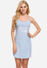 Load image into Gallery viewer, Lismay Letter Print Nightgown